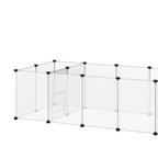 Pet Playpen, 18 Panels DIY Small Animal Cage for Guinea Pigs Hedgehogs