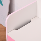 Kids Wooden Toy Box Children Storage Chest Bench Organiser Bedroom Pink