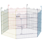 PawHut Pet Playpen Dog Puppy Crate Kennel with Door