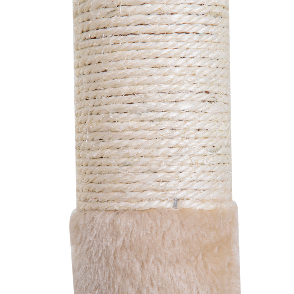 Cat Activity Tree Kitten Play Tower Palace Two-Tier with Sisal Scratching Post