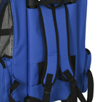 Pet Travel Backpack Bag Cat Puppy Dog Carrier with Trolley and Telescopic Wheel