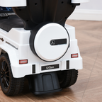 Benz G350 Ride-on Sliding Car Floor Slider Stroller Kids Vehicle, White