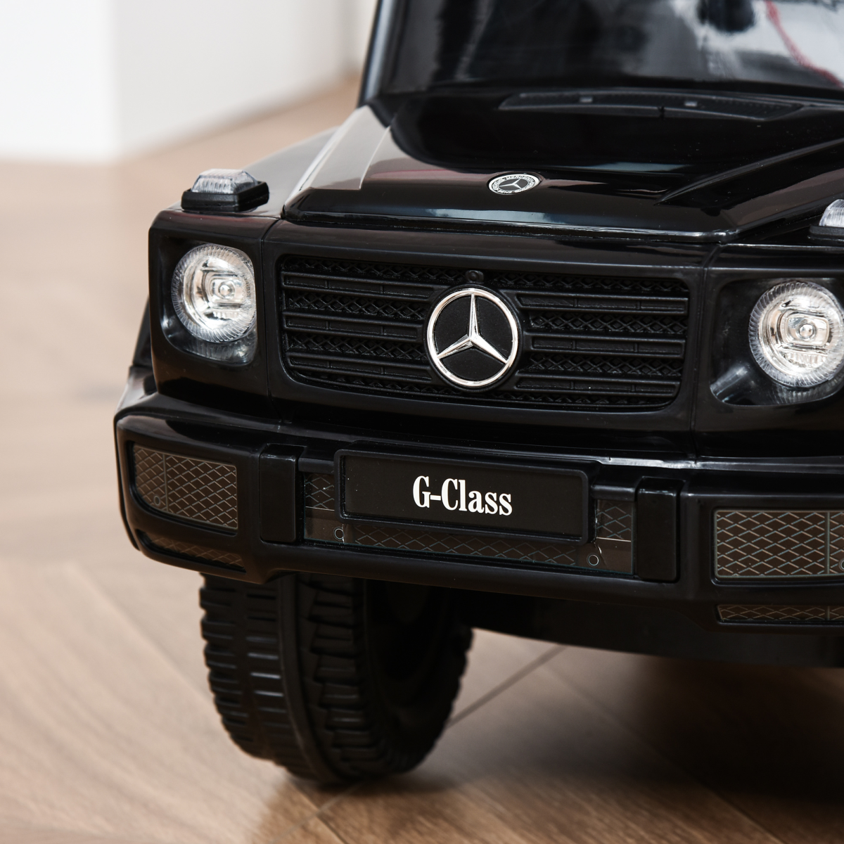 Benz G350 Ride-on Sliding Car Floor Slider Stroller Kids Vehicle, Black