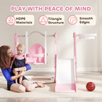 Rabbit-Themed Playground Set - Safe Fun for Kids - Slide, Swing & Climber