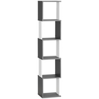 5-Tier Bookshelf Freestanding Bookcase Storage Shelves