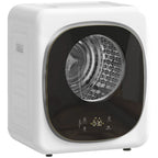 4kg Vented Tumble Dryer with 5 Drying Mode, 800W Compact Freestanding Front Tumble Dryer White