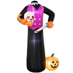 LED Inflatable Headless Halloween Skeleton — 6ft