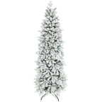 7ft Flocked Artificial Christmas Tree