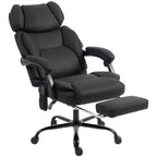 High Back Vibration Massage Office Chair Heated Reclining Computer Chair w/ Adjustable Height, Swivel Wheels, Black