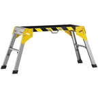 Work Bench, Foldable Aluminium Alloy Tool Stand with Handle, Non Slip, 150 kg, 110 x 32 x 50 cm