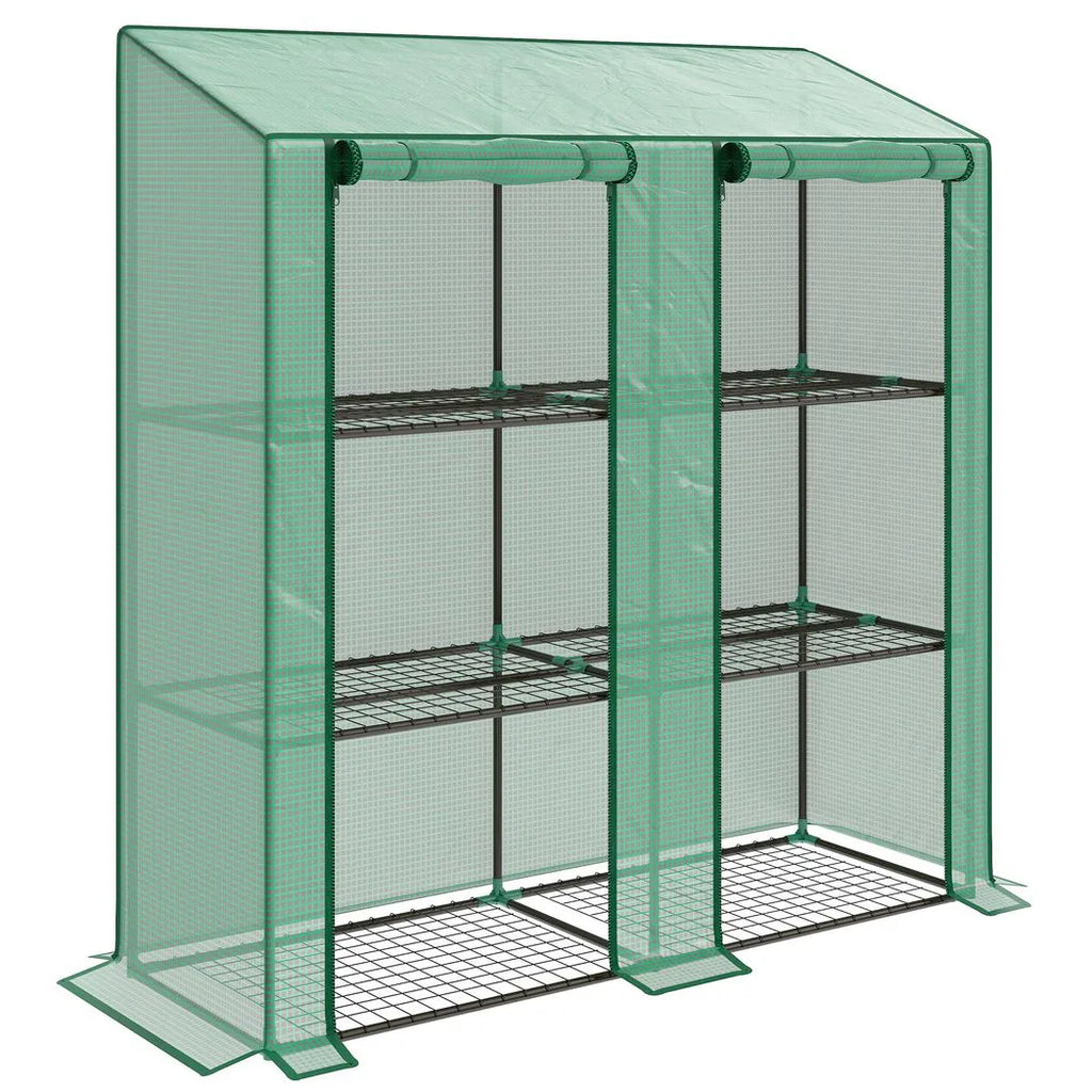 Outsunny 46 x 143cm Six-Shelf Greenhouse