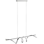 Pendant Light with 3 Colour Temperatures - Silver Tone