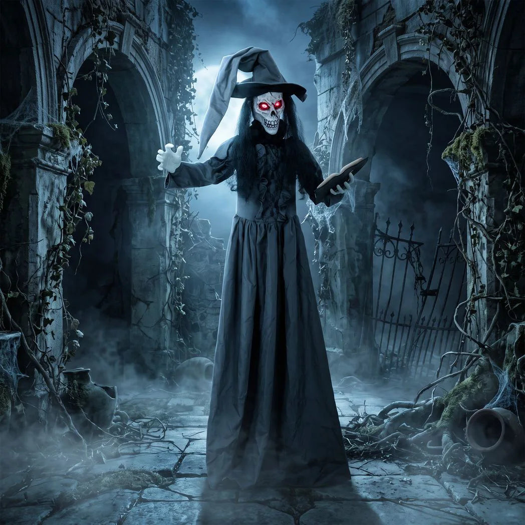 Animated Halloween Witch — 180cm
