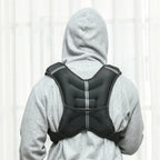 8KG Weighted Vest, Running Weight Vest with Adjustable Strap, Convenient Pocket and Reflective Strips for Men and Women