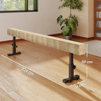 7.5ft Adjustable Balance Beam, Gymnastics Beam with Wheels, Gymnastics Equipment for 6 Years Old Training