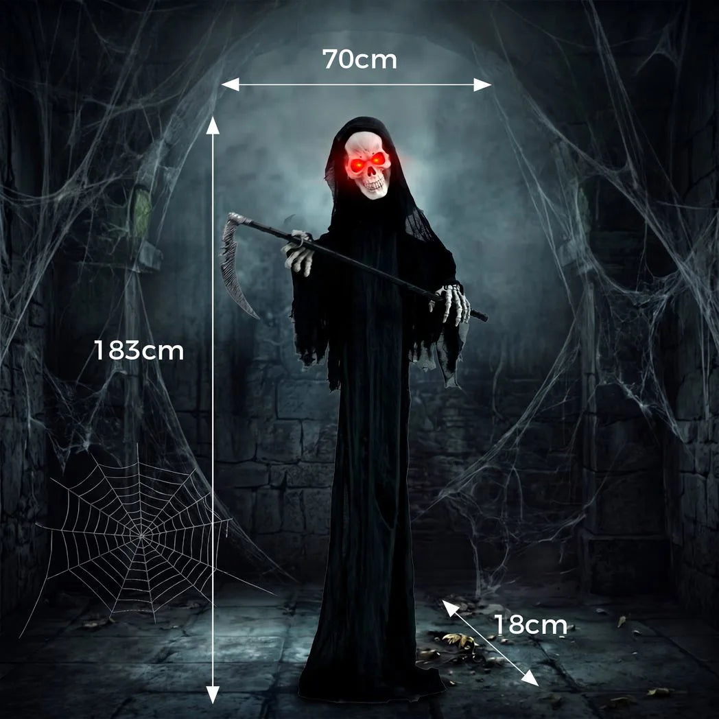 Animated Halloween Grim Reaper — 183cm