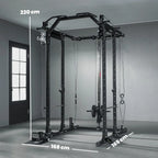 SPORTNOW Cable Crossover Machine, with Lat-Pull Down System