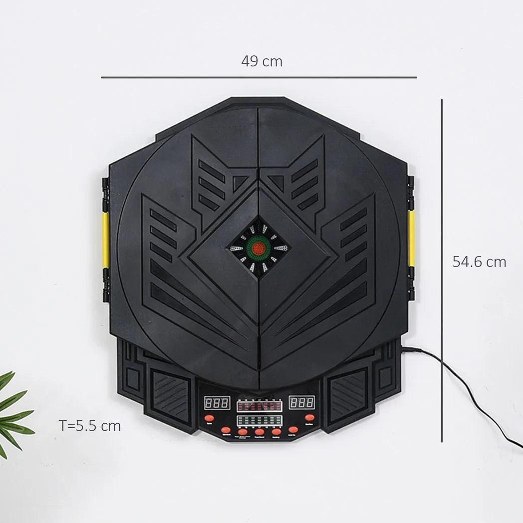 Dart Board Set, Electronic Dartboard with LED Digital Score Display, Soft Tip Darts, 27 Games, Speaker Sound