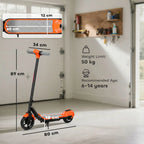 SPORTNOW Electric Scooter for Kids, with LED Display, Green