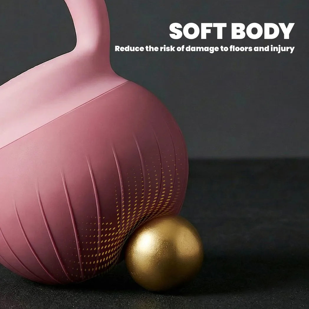 SPORTNOW Soft Kettlebell, 8kg Kettle Bell with Anti-Slip Grip for Home Gym Weight Lifting and Strength Training