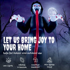 LED Inflatable Halloween Skeleton — 10ft