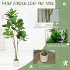 150cm Artificial Ficus Tree - Green