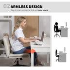 Criss Cross Chair with Wheels, No Arms - Beige
