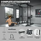 SPORTNOW Cable Crossover Machine, with Lat-Pull Down System