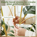 Artificial Fern Topiary Tree, Realistic Artificial Plant in Cement Pot, Fake Plant, 120cm