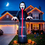 LED Inflatable Halloween Skeleton — 10ft
