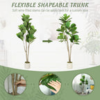 150cm Artificial Ficus Tree - Green