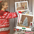 5ft Snow Flocked Artificial Christmas Tree