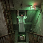 Animated Hanging Halloween Swing Ghost — 170cm