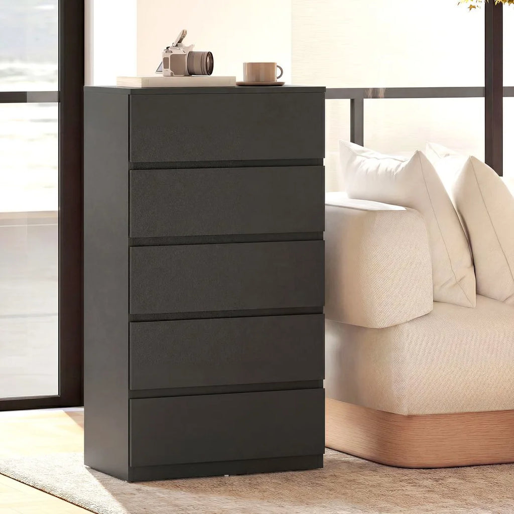 Chest of Drawers, 5-Drawer Storage Cabinets, Modern Dresser, Storage Drawer Unit for Bedroom
