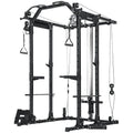 SPORTNOW Cable Crossover Machine, with Lat-Pull Down System