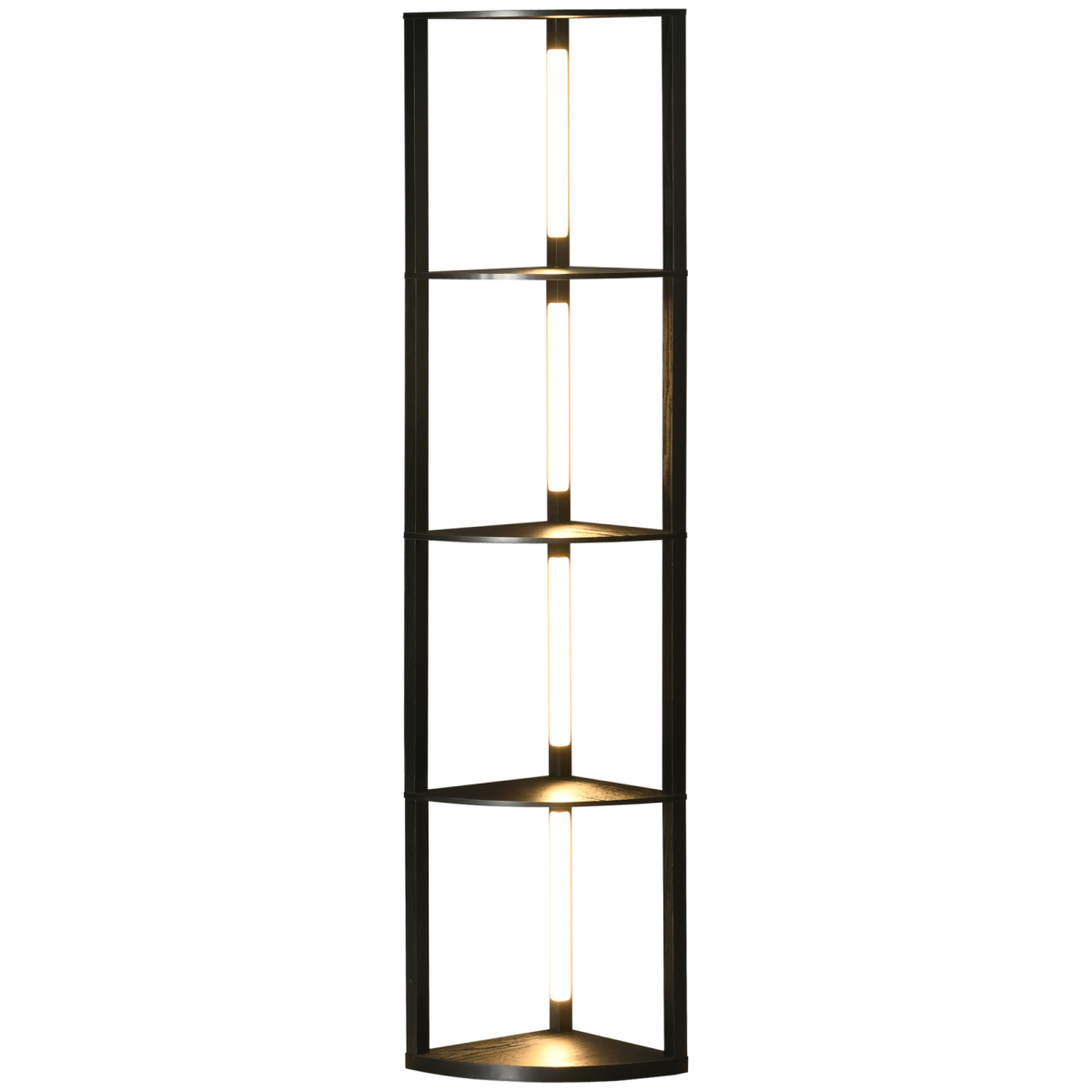 Corner Floor Lamp with Dimmable Warm White LED Light, for Living Room