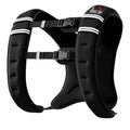 8KG Weighted Vest, Running Weight Vest with Adjustable Strap, Convenient Pocket and Reflective Strips for Men and Women
