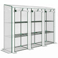 Outsunny 46 x 215cm Nine-Shelf Greenhouse