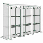 Outsunny 46 x 215cm Nine-Shelf Greenhouse