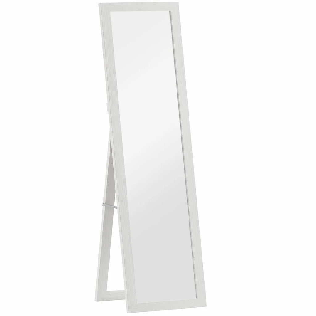 37 x 157 cm Full Length Mirror - White