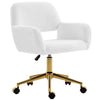 Faux Fur Rabbit Chair - Cream White