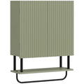 Bathroom Wall Cabinet Modern Space Saver Wall Mounted Cabinet Doors Storage Green