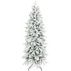 6ft Flocked Artificial Christmas Tree