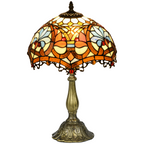 Antique Table Lamp, for Bedroom Bedside, Bulb not Included, Sunflower