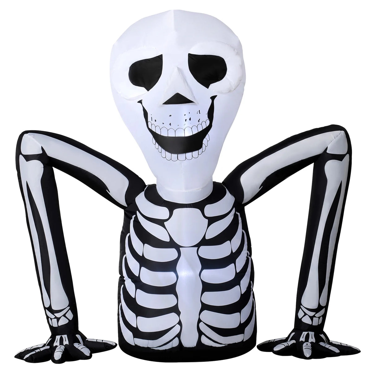 LED Inflatable Crawling Halloween Skeleton