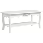 Coffee Table, 94Lx44Wx42H cm-White