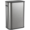 HOMCOM 55L Sensor Bin for Kitchen, Touchless Automatic Waste Rubbish Bin, Stainless Steel, Battery Operated, Silver Tone