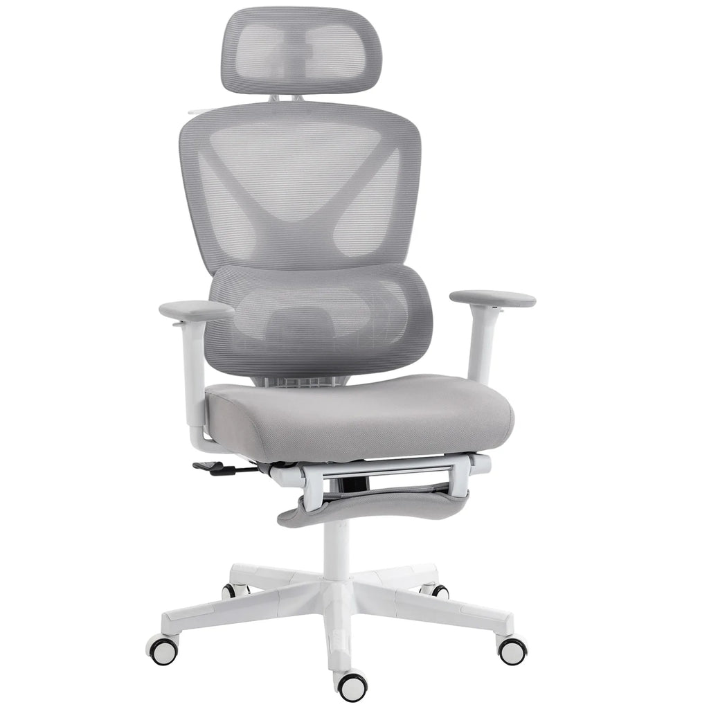 Ergonomic and Adjustable Office Chair - Grey
