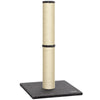 PawHut Cat Scratching Post, 80cm Tall Cat Scratch Post with Sisal Rope, Plush Base, Lightweight Claw Scratcher