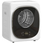 4kg Vented Tumble Dryer with 5 Drying Mode, 800W Compact Freestanding Front Tumble Dryer White